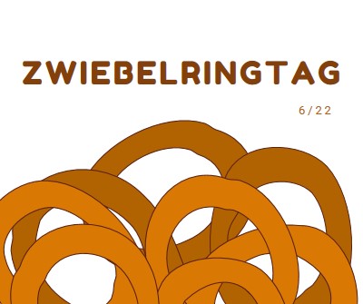 Ringe ums Dutzend orange whimsical-line