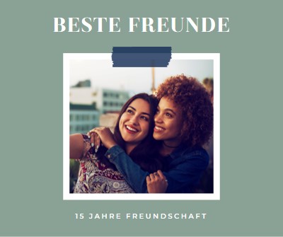 Freunde in der Tat green modern-simple