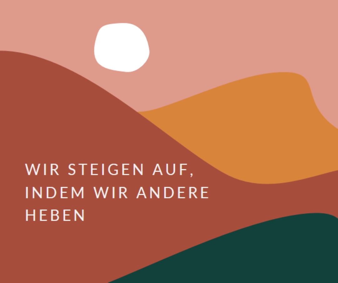 Erhebender Sonnenuntergang pink organic-boho