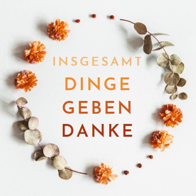 In allen Dingen danke gray modern-simple