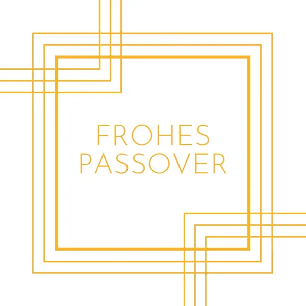 Frohes Passover white modern-geometric-&-linear