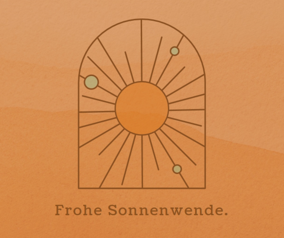 Gut für die Sonnenwende orange organic-boho