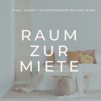 Zimmer zu vermieten gray modern-simple