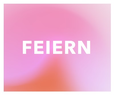 Lassen Sie uns mit Stil feiern pink modern-bold