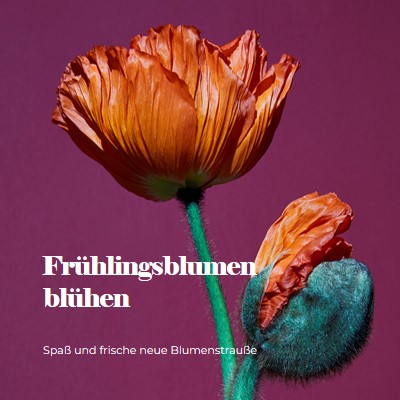 Frische Blumen purple modern-simple