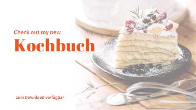 Schauen Sie sich mein Kochbuch an white modern-simple