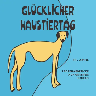 Pfotenabdrücke auf unserem Herzen blue whimsical-line