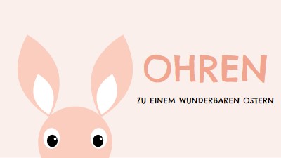 Zu einem wunderbaren Ostern pink whimsical-color-block