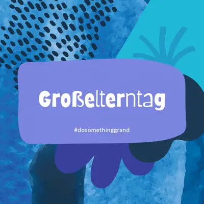 Etwas Großartiges tun blue organic-simple