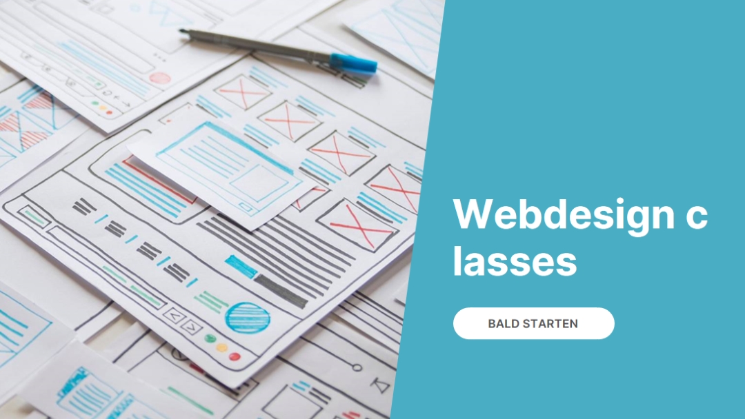 Webdesignklassen blue modern-simple