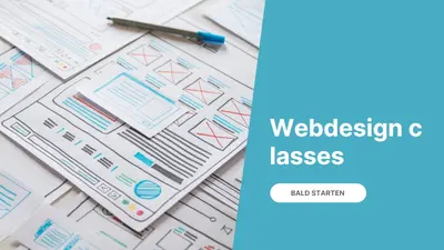 Webdesignklassen blue modern-simple