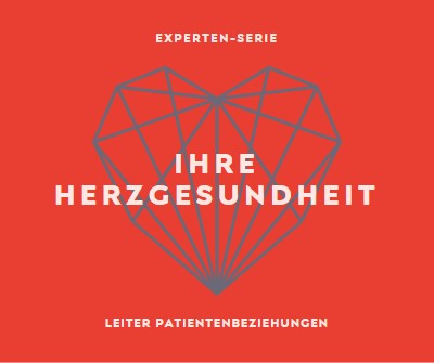 Ihre Herzgesundheit red modern-bold