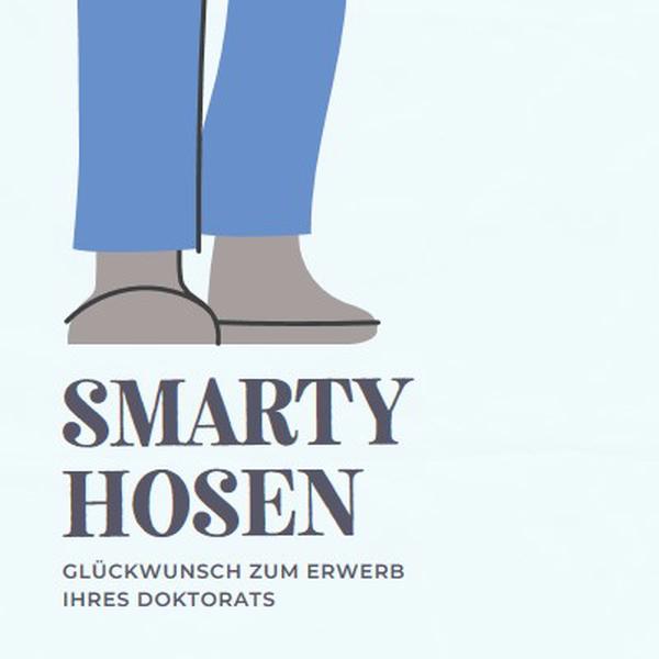 Smarty Hosen blue modern-color-block