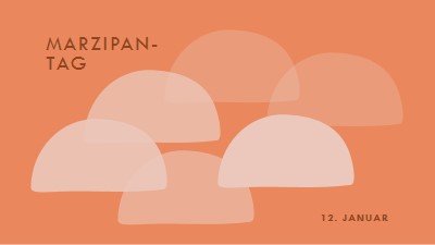 Marzipan-Tag orange organic-simple