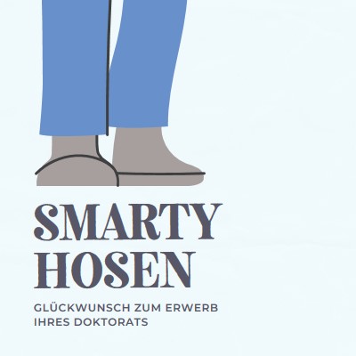 Smarty Hosen blue modern-color-block