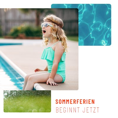 Schwimmen bei Sonnenschein white modern-simple