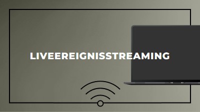 Liveereignisstreaming gray modern-bold