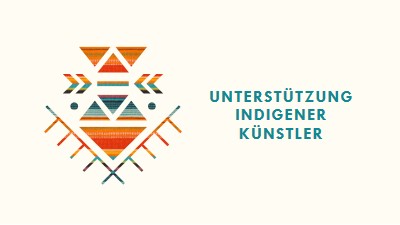 Unterstützung indigener Künstler white modern-geometric-&-linear