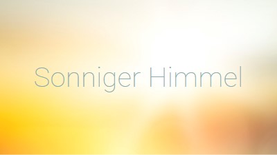 Sonniger Himmel yellow modern-simple