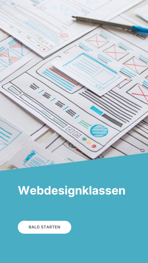 Webdesignklassen blue modern-simple