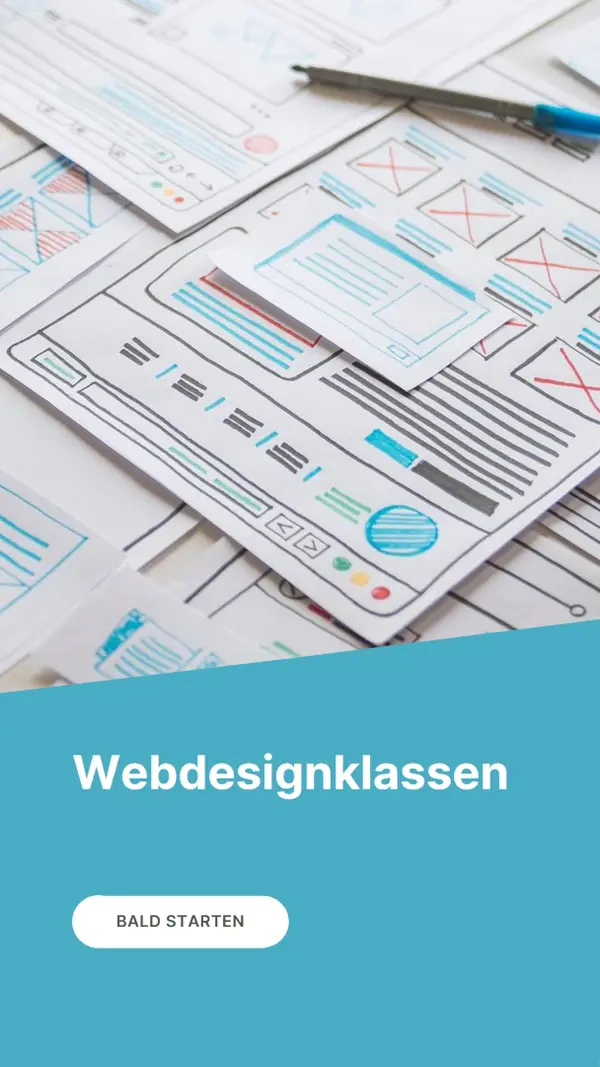 Webdesignklassen blue modern-simple