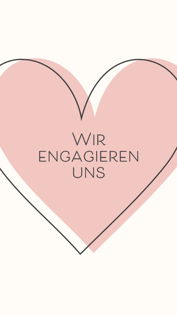 Alles Herz pink modern-simple