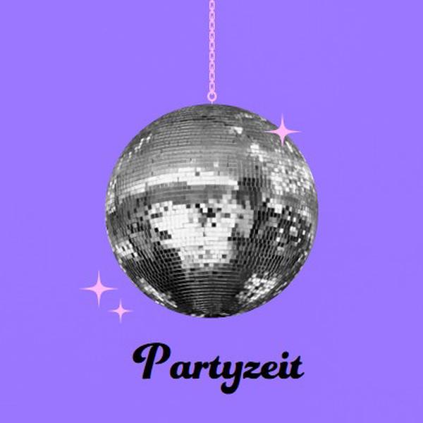 Party zu jeder Gelegenheit purple simple,collage,disco,fun,playful,photo