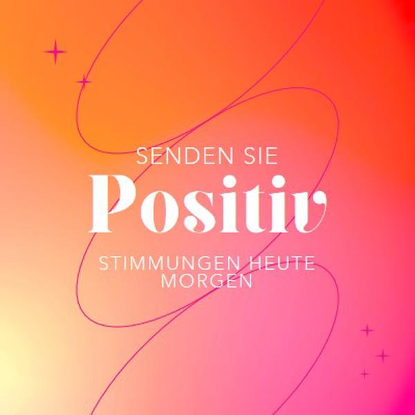 Wir wünschen Ihnen Positives pink modern,line,gradient,simple,typographic