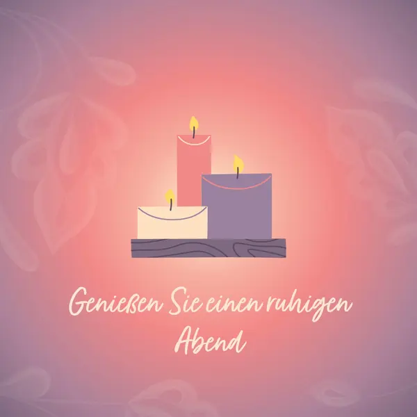 Genießen Sie einen ruhigen Abend purple modern,gradient,illustration,simple,motif,handwriting