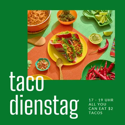 Alles, was Sie essen können Tacos green elegant,bold,photo
