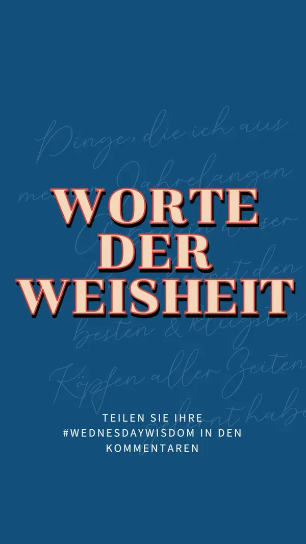 Word auf die Weisen blue modern-simple