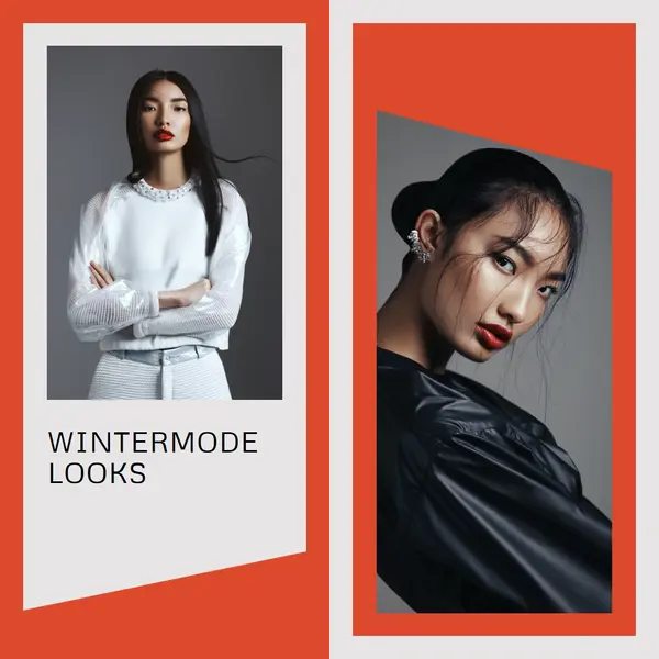 Wintermodelooks red minimal,asymmetrical,cutout,elegant,classic,graphic