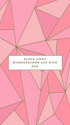 Glückliche Rückgaben pink modern-simple