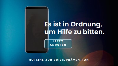 Bitten Sie um Hilfe blue modern-simple