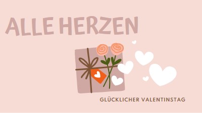 Alle Herzen pink whimsical-color-block