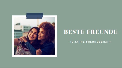 Freunde in der Tat green modern-simple