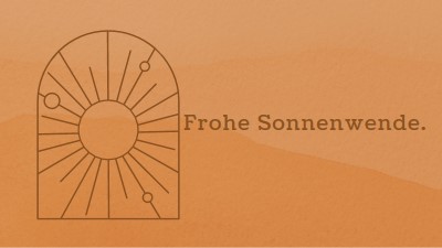 Gut für die Sonnenwende orange organic-boho