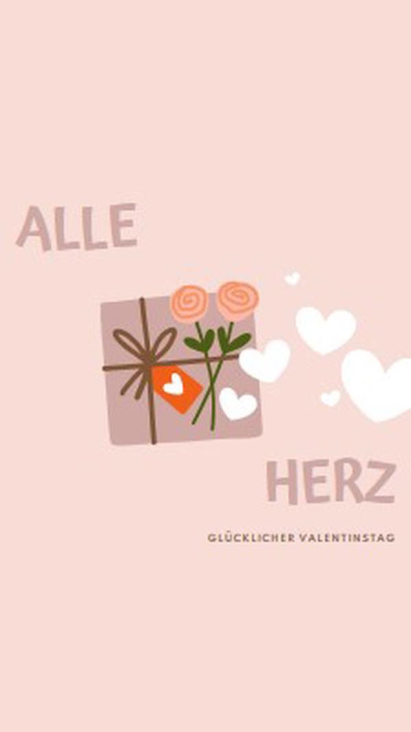 Alle Herzen pink whimsical-color-block