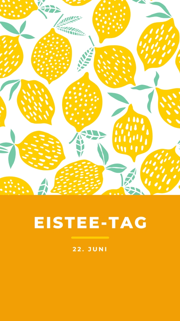 Lebenszitronen sind für Eistee orange whimsical-color-block