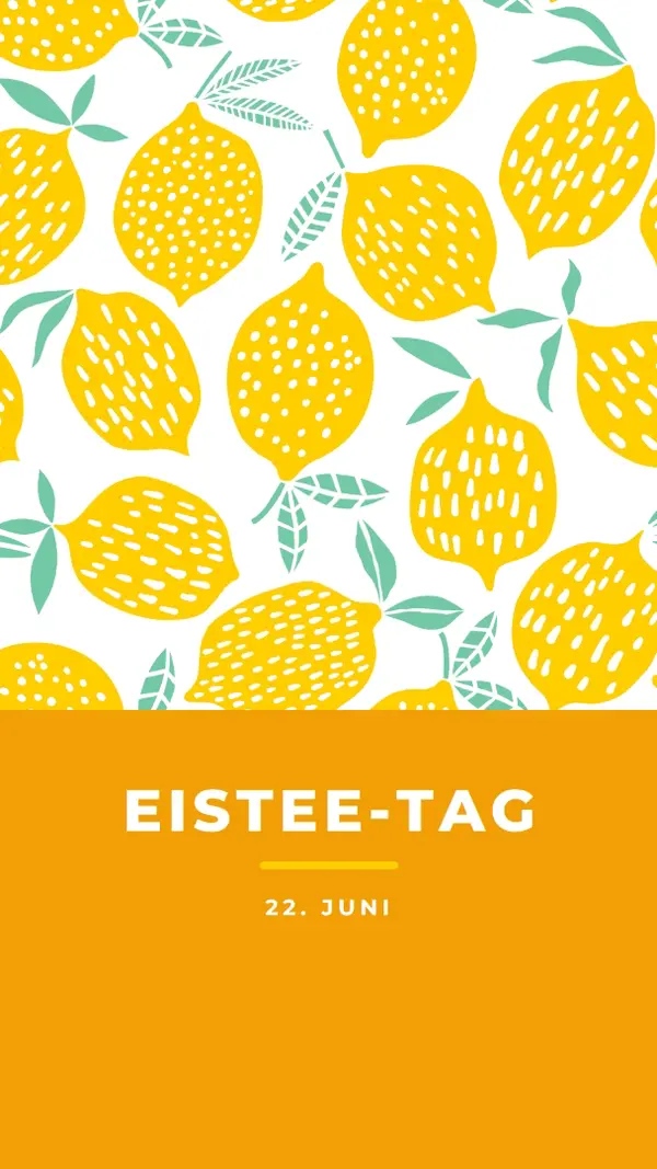 Lebenszitronen sind für Eistee orange whimsical-color-block