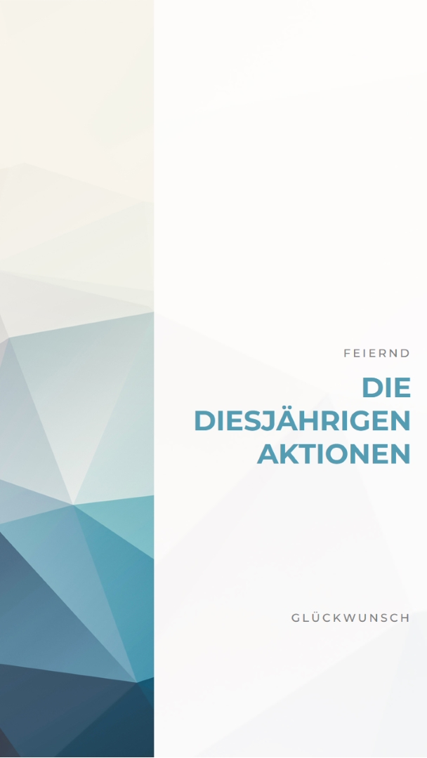 Die diesjährige Promotion white modern-geometric-&-linear