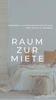 Zimmer zu vermieten gray modern-simple