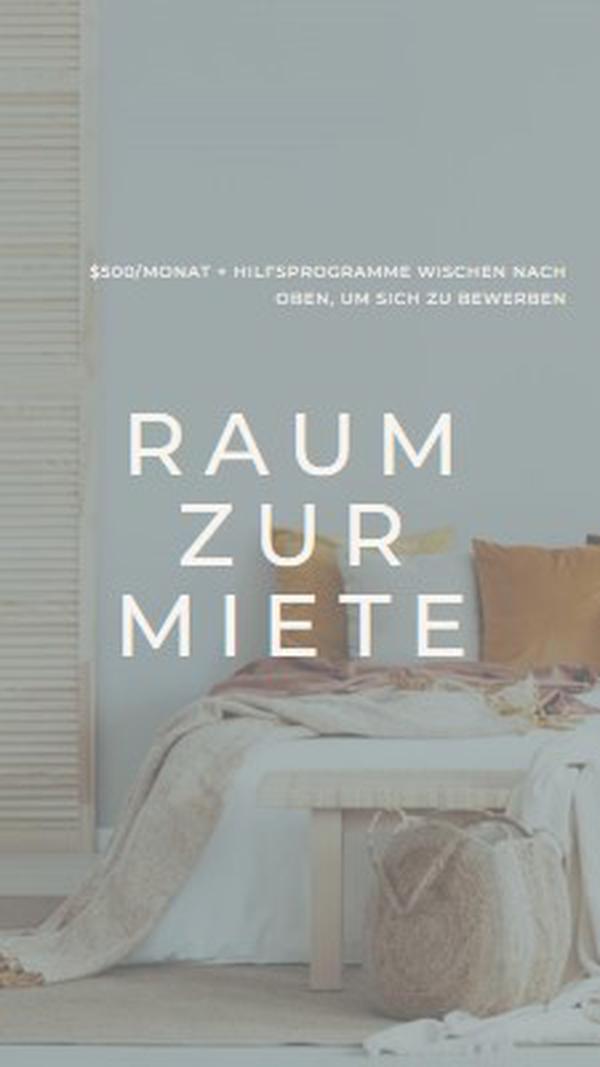 Zimmer zu vermieten gray modern-simple