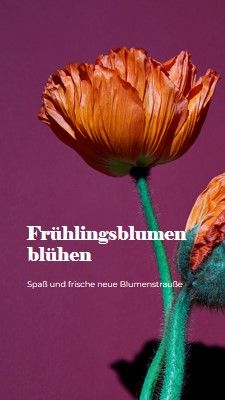 Frische Blumen purple modern-simple