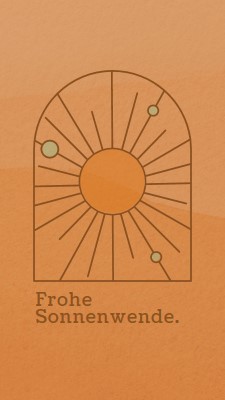 Gut für die Sonnenwende orange organic-boho