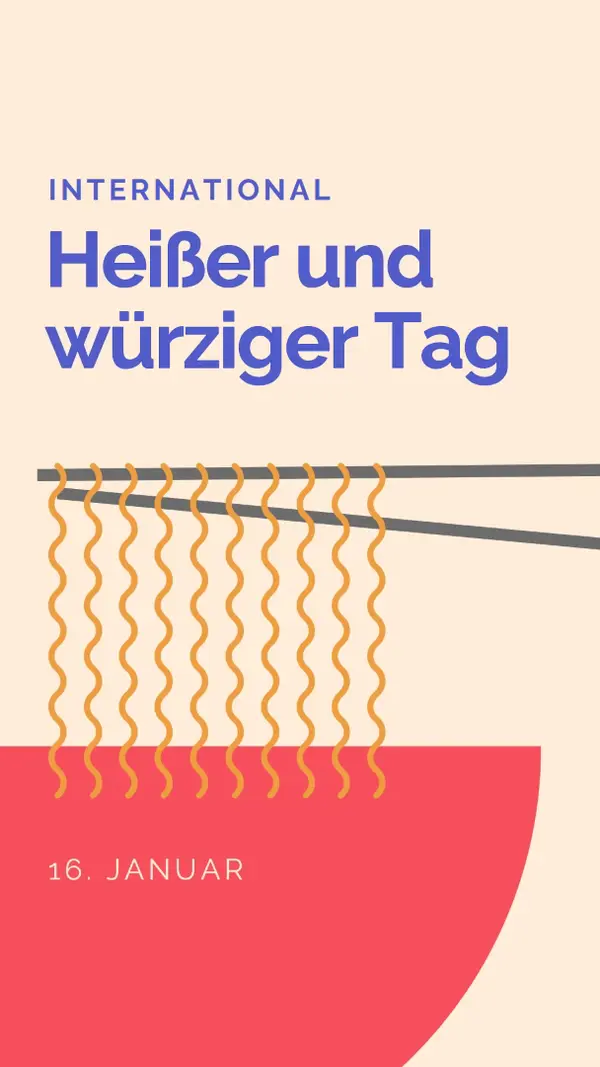 Die Würze des Lebens orange modern-color-block