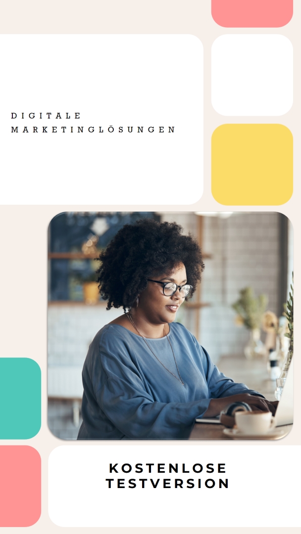 Kostenloses Marketing white modern-bold