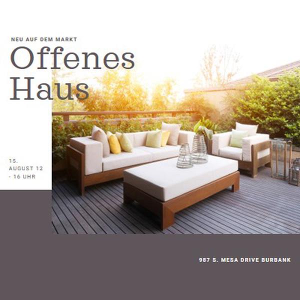 Outdoor-Oase white modern-simple