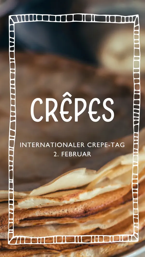 Ein Crepe nach dem anderen brown whimsical-line