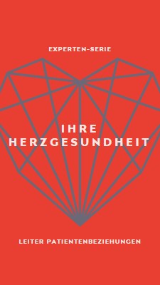 Ihre Herzgesundheit red modern-bold